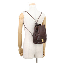 Load image into Gallery viewer, Ferragamo Vala Backpack Brown215676 Leather