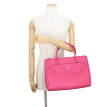 Load image into Gallery viewer, MCM Logo Tote Bag PinkMWT4SED07PF001 Leather