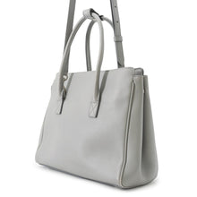 将图像加载到图库查看器中,BALENCIAGA Hampton 2-way Tote Bag Gray813362 Leather Size Mini