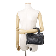 Load image into Gallery viewer, BALENCIAGA City 2way Bag Black806395 Arena Lambskin Size Mini