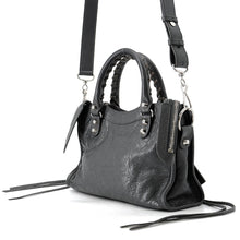 将图像加载到图库查看器中,BALENCIAGA City 2way Bag Gray300295 Arena Lambskin Size Mini