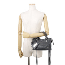 将图像加载到图库查看器中,BALENCIAGA City 2way Bag Gray300295 Arena Lambskin Size Mini