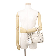 将图像加载到图库查看器中,BALENCIAGA Neo Kagol 2-way Bag White751523 Arena Lambskin Size S
