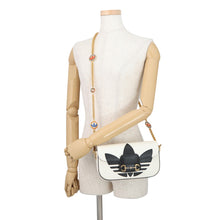 Load image into Gallery viewer, GUCCI Adidas collaboration Horsebit Shoulder Bag White/Black722009 Leather