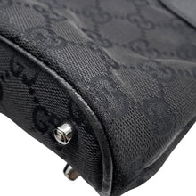 将图像加载到图库查看器中,GUCCI GG Canvas Tote Bag Black113015 Canvas Leather