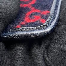 Load image into Gallery viewer, GUCCI GG Wool Backpack Navy/Red598184 GG wool