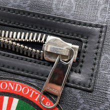 将图像加载到图库查看器中,GUCCI GG Supreme Shoulder Bag Black/Blue/Red474137 PVC Leather