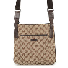 Load image into Gallery viewer, GUCCI GG Canvas Shoulder Bag Beige/Brown122793 GG Canvas Leather