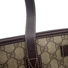 Load image into Gallery viewer, GUCCI GG Supreme Tote Bag Beige/Brown211138 GG Supreme Leather