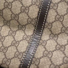 将图像加载到图库查看器中,GUCCI GG Supreme Tote Bag Beige/Brown197953 PVC Patent Leather
