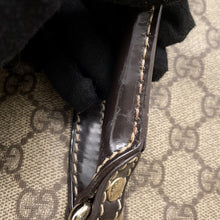 将图像加载到图库查看器中,GUCCI GG Supreme Tote Bag Beige/Brown197953 PVC Patent Leather
