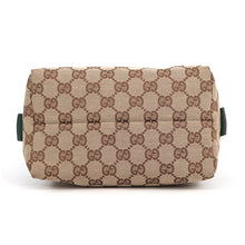 Load image into Gallery viewer, GUCCI GG Canvas Handbag Light Blue/Beige124542 GG Canvas Leather