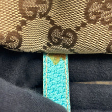 Load image into Gallery viewer, GUCCI GG Canvas Handbag Light Blue/Beige124542 GG Canvas Leather