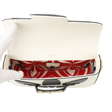 将图像加载到图库查看器中,GUCCI Adidas Collaboration Shoulder Bag Black/White722009 Leather