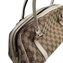 将图像加载到图库查看器中,GUCCI GG Canvas Tote Bag Beige/White232958 Canvas Leather