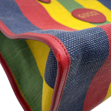 Load image into Gallery viewer, GUCCI Byadella 2-way Tote Bag Red/Multicolor630358 Leather Canvas