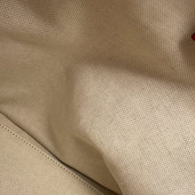 Load image into Gallery viewer, GUCCI Byadella 2-way Tote Bag Red/Multicolor630358 Leather Canvas