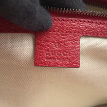 Load image into Gallery viewer, GUCCI Byadella 2-way Tote Bag Red/Multicolor630358 Leather Canvas