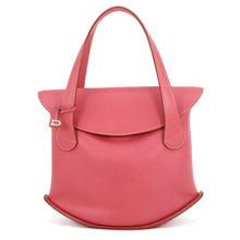 Load image into Gallery viewer, Delvaux Songju Tote Bag Pink Leather