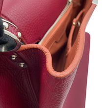 Load image into Gallery viewer, LOUIS VUITTON Capucines Bordeaux/Salmon Pink Parnassea Size MM