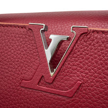 Load image into Gallery viewer, LOUIS VUITTON Capucines Bordeaux/Salmon Pink Parnassea Size MM