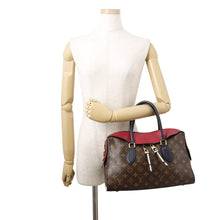 将图像加载到图库查看器中,LOUIS VUITTON Tuileries Tote Lie De VinM44328 Monogram Leather