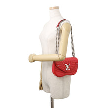Load image into Gallery viewer, LOUIS VUITTON New Wave Chain Bag RedM51930 Leather Size PM