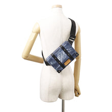将图像加载到图库查看器中,LOUIS VUITTON trunk sling bag BlueN50061 Damier Salt Leather