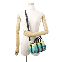 将图像加载到图库查看器中,LOUIS VUITTON Keepall Green/YellowM59949 Damier stripe Size XS