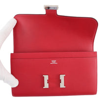 Load image into Gallery viewer, HERMES Constance Wallet Rouge Casaque Epsom