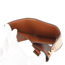 Load image into Gallery viewer, CELINE Triomphe Compact Wallet Natural/Tan10D782DB2.02NT Calf Leather/Canvas