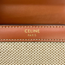 Load image into Gallery viewer, CELINE Triomphe Compact Wallet Natural/Tan10D782DB2.02NT Calf Leather/Canvas
