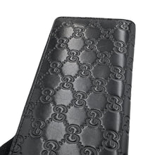 Load image into Gallery viewer, GUCCI Guccissima Zip Around Wallet Black473928 CWC1N 1000 Leather