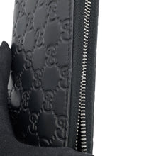 Load image into Gallery viewer, GUCCI Guccissima Zip Around Wallet Black473928 CWC1N 1000 Leather