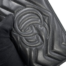 Load image into Gallery viewer, GUCCI GG Marmont Zip-Around Wallet Black443123 DTD1T 1000 Leather