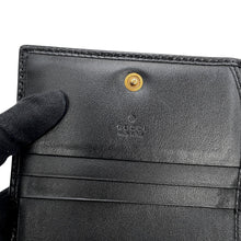 Load image into Gallery viewer, GUCCI GG Marmont Compact Wallet Black466492 DTD1T 1000 Leather