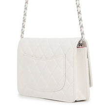 将图像加载到图库查看器中,CHANEL Matelasse Chain wallet WhiteAP3709 Caviar Leather