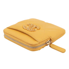 将图像加载到图库查看器中,CHANEL Matelasse 19 Coin purse YellowAP2086 Lambskin