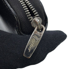 Load image into Gallery viewer, CARTIER Cloth Santos Zip Wallet BlackL3000942 Leather
