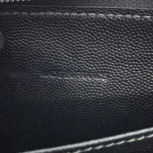 Load image into Gallery viewer, CARTIER Cloth Santos Zip Wallet BlackL3000942 Leather