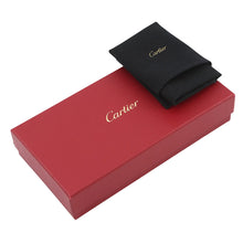 Load image into Gallery viewer, CARTIER Cloth Santos Zip Wallet BlackL3000942 Leather