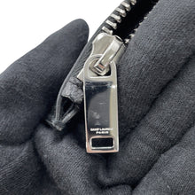Load image into Gallery viewer, SAINT LAURENT PARIS Mini Zip Tablet Sleeve Clutch Bag Black397294BTY0N1000 Leather