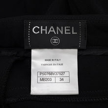 将图像加载到图库查看器中,CHANEL Pants Size 34 BlackP50768V37527 Silk100%