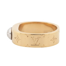 Load image into Gallery viewer, LOUIS VUITTON Ring Nanogram Size S GoldM00210 Metal