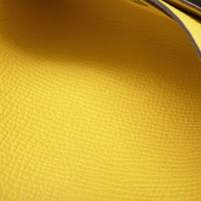 将图像加载到图库查看器中,HERMES Calvi duo Jaune de Naples Epsom