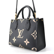 Load image into Gallery viewer, LOUIS VUITTON Onthego Noir/BeigeM45659 Bicolor Monogram Empreinte Leather Size PM