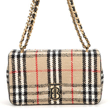 Load image into Gallery viewer, BURBERRY Laura TB Logo Shoulder Bag Archive Beige8063080 Canvas Size Small