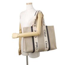 Load image into Gallery viewer, Chloe Woody Beige/White/BlackCHC22AS383I26 90U Canvas Size Large