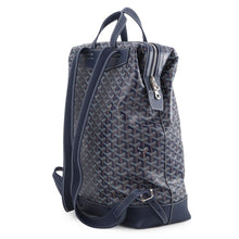 将图像加载到图库查看器中,GOYARD Sisal Bread Backpack Navy BlueCISALPMMLTY12CL12P PVC Leather