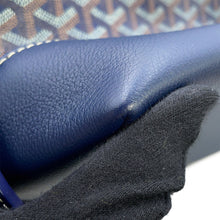 将图像加载到图库查看器中,GOYARD Sisal Bread Backpack Navy BlueCISALPMMLTY12CL12P PVC Leather